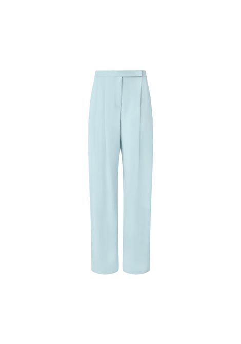 Pantalone Pinko donna Montano 103235 A213 Celeste viscosa cady gamba ampia pinces tasche vita regular PINKO | Pantalone | 103235 A213E28